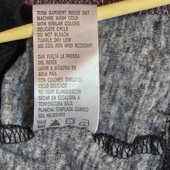 Disney PJ Pajama Pullover‎ Top Black Big Mickey Mouse sz M - Picture 5 of 6